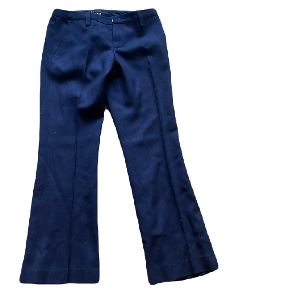 Marc Jacobs Navy Blue Boot-Cut Trousers